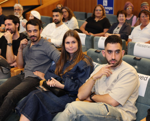 LAST NIGHT IN JERUSALEM - THE BRIDGE A SPECIAL SCREENING AT THE MENACHEM BEGIN CENTER. Honoring the story of October 7 and the healing power of music. THE CAST WITH SPECIAL GUESTS AMBASSADOR MIKE HUCKABEE & DAVID FISHOF, PRODUCER RESIDENT RIVLIN & SAM GRUNDWERG