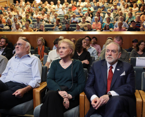 LAST NIGHT IN JERUSALEM - THE BRIDGE A SPECIAL SCREENING AT THE MENACHEM BEGIN CENTER. Honoring the story of October 7 and the healing power of music. THE CAST WITH SPECIAL GUESTS AMBASSADOR MIKE HUCKABEE & DAVID FISHOF, PRODUCER RESIDENT RIVLIN & SAM GRUNDWERG