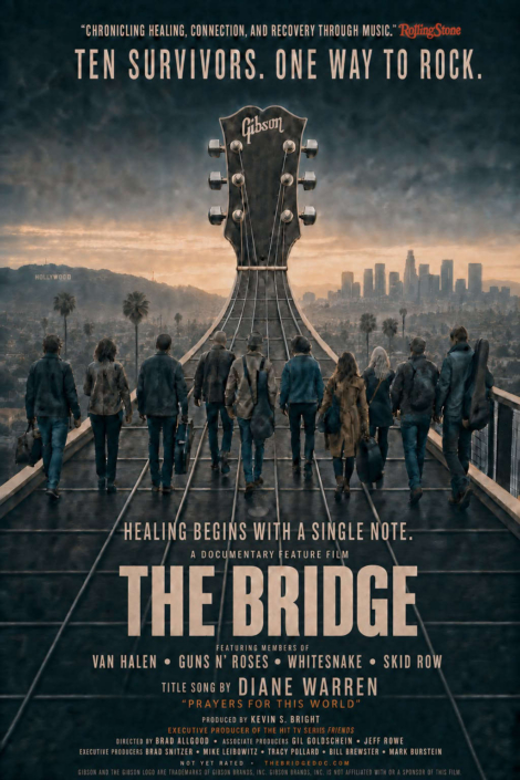 The Bridge: A Journey of Survival, Sound, and Salvation The Bridge follows these ten young Israeli survivors of the October 7th attacks as they travel from Israel to Los Angeles to attend the legendary Rock ‘n’ Roll Fantasy Camp. Bearing the weight of unimaginable trauma, they find healing and resilience through music, mentored by icons from bands like Guns N’ Roses, Van Halen, and Black Sabbath. What begins as a leap into the unknown becomes a once-in-a-lifetime journey where music is more than sound – it’s salvation.