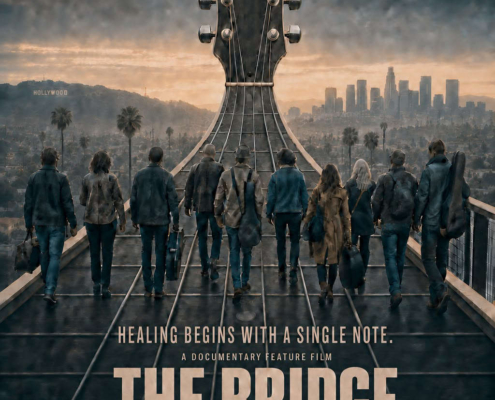 The Bridge: A Journey of Survival, Sound, and Salvation The Bridge follows these ten young Israeli survivors of the October 7th attacks as they travel from Israel to Los Angeles to attend the legendary Rock ‘n’ Roll Fantasy Camp. Bearing the weight of unimaginable trauma, they find healing and resilience through music, mentored by icons from bands like Guns N’ Roses, Van Halen, and Black Sabbath. What begins as a leap into the unknown becomes a once-in-a-lifetime journey where music is more than sound – it’s salvation.